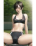 巨乳ショートの美少女が部活の練習中に全部脱がされちゃう写真集 画像5