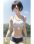 巨乳ショートの美少女が部活の練習中に全部脱がされちゃう写真集 画像6