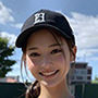 野球女子の応援