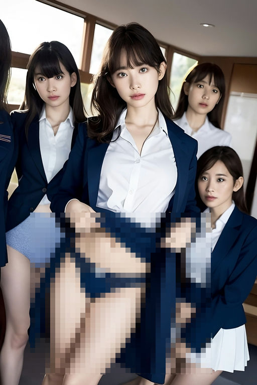 女学生たちのパンツを見る_4