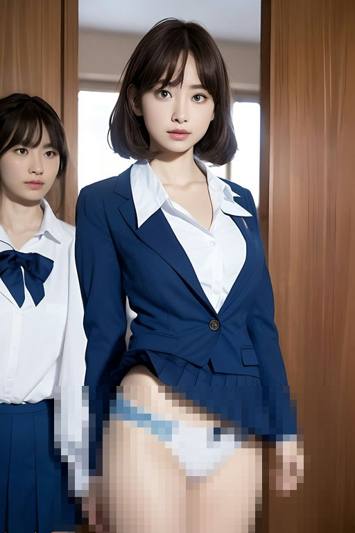 女学生たちのパンツを見る_8