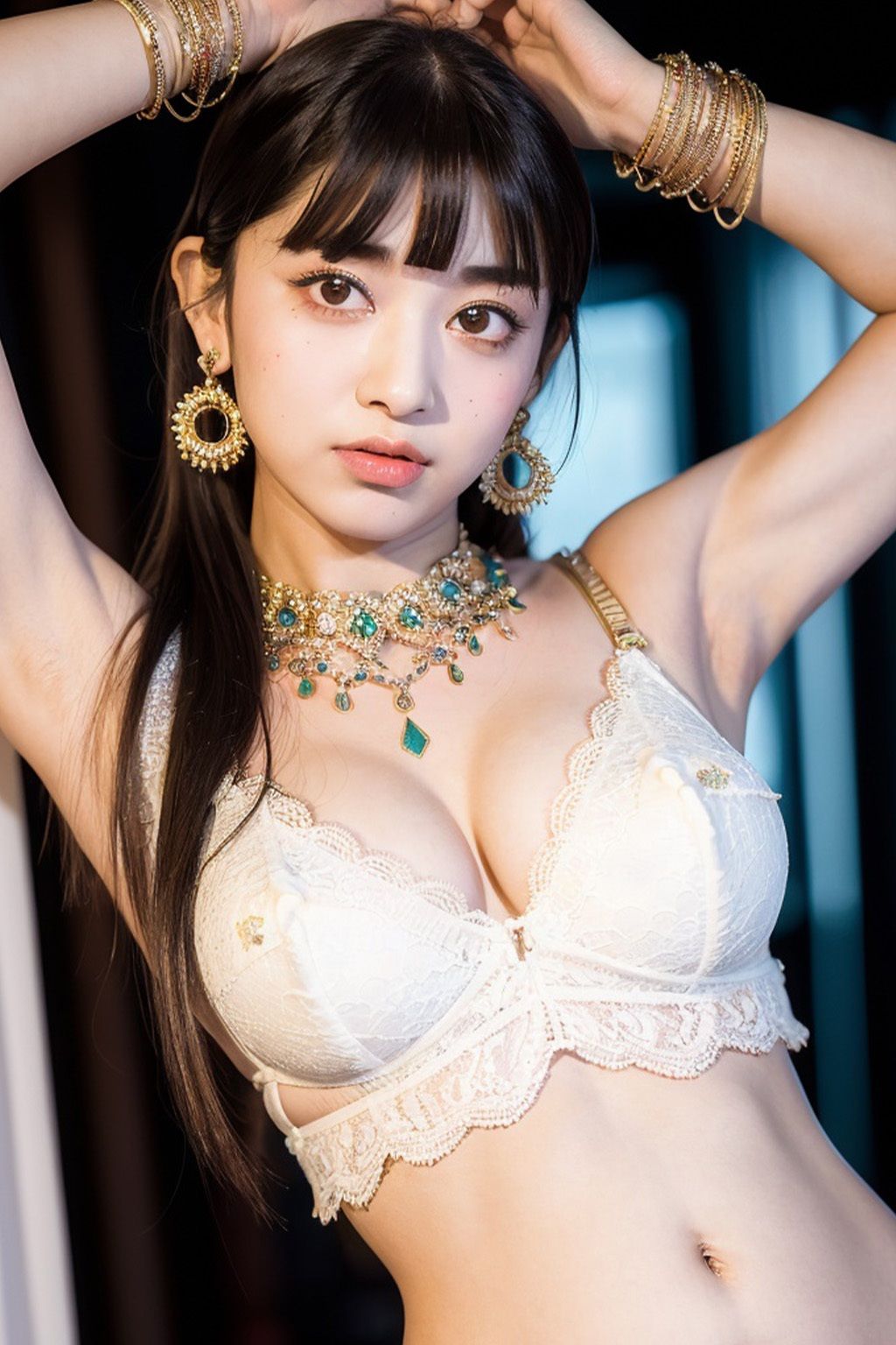 AIベリーダンス！サンバ！サンバ！女体を彩るコスプレ黒髪清純アイドル風の娘だけを視界に入れていたい7 画像3