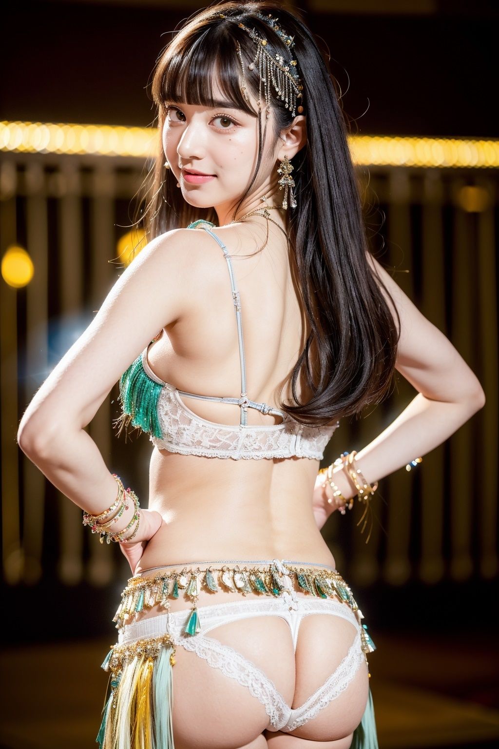 AIベリーダンス！サンバ！サンバ！女体を彩るコスプレ黒髪清純アイドル風の娘だけを視界に入れていたい10