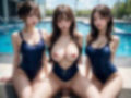 女子校生●水着生々しいハメ中出し 画像8