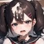 犯●れるセーラー服の黒髪ハイ・ツインテール