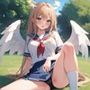 制服風天使さん