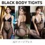 ブラックボディタイツ【AI美女グラビア写真集】