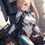 アーマースーツ風美少女さん