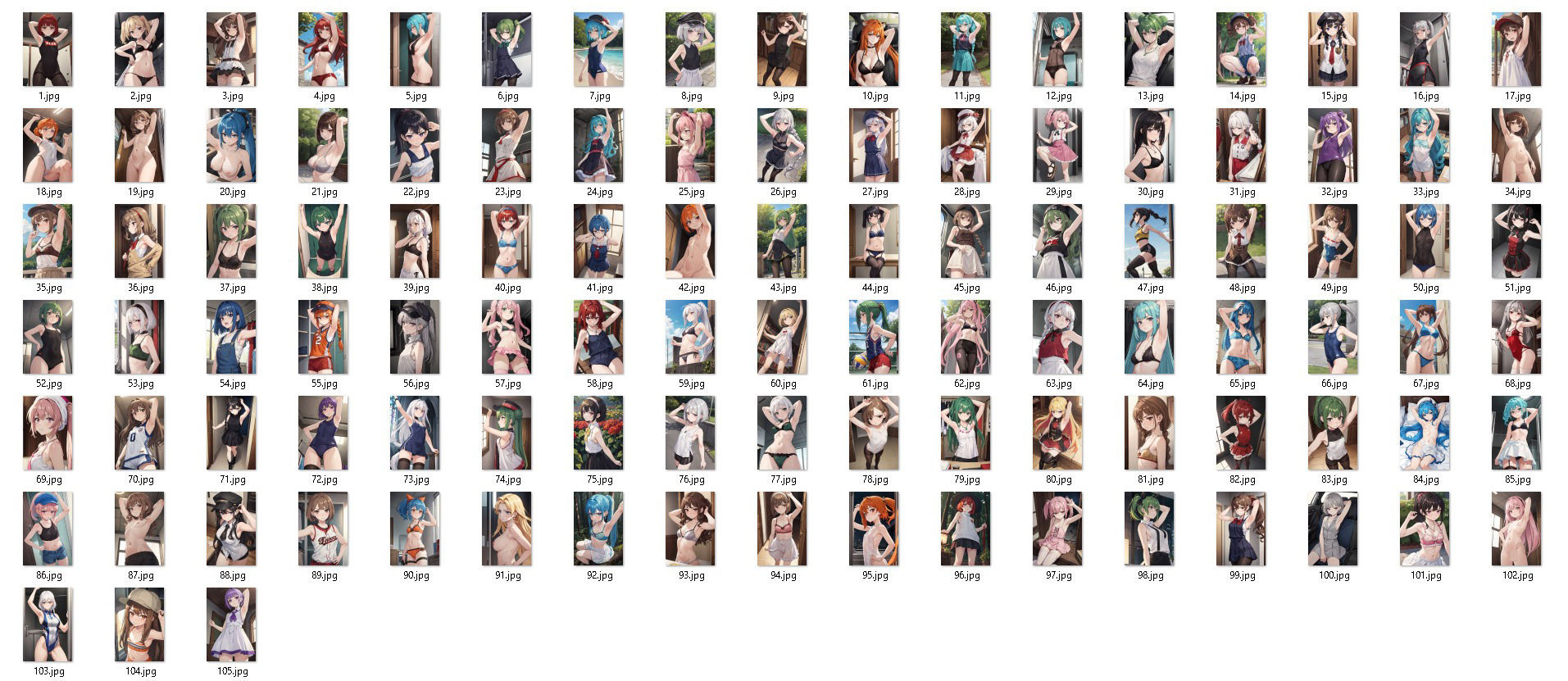 【AI作品】armpit collection vol.5_7