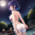 黒〇あかねと露天風呂に 入ってみた！