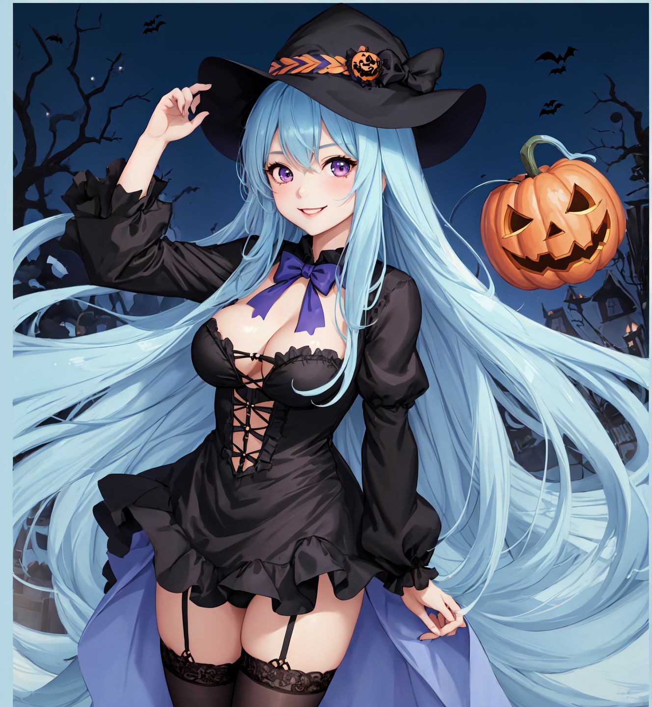 ハロウィーン水髪魔女 画像5