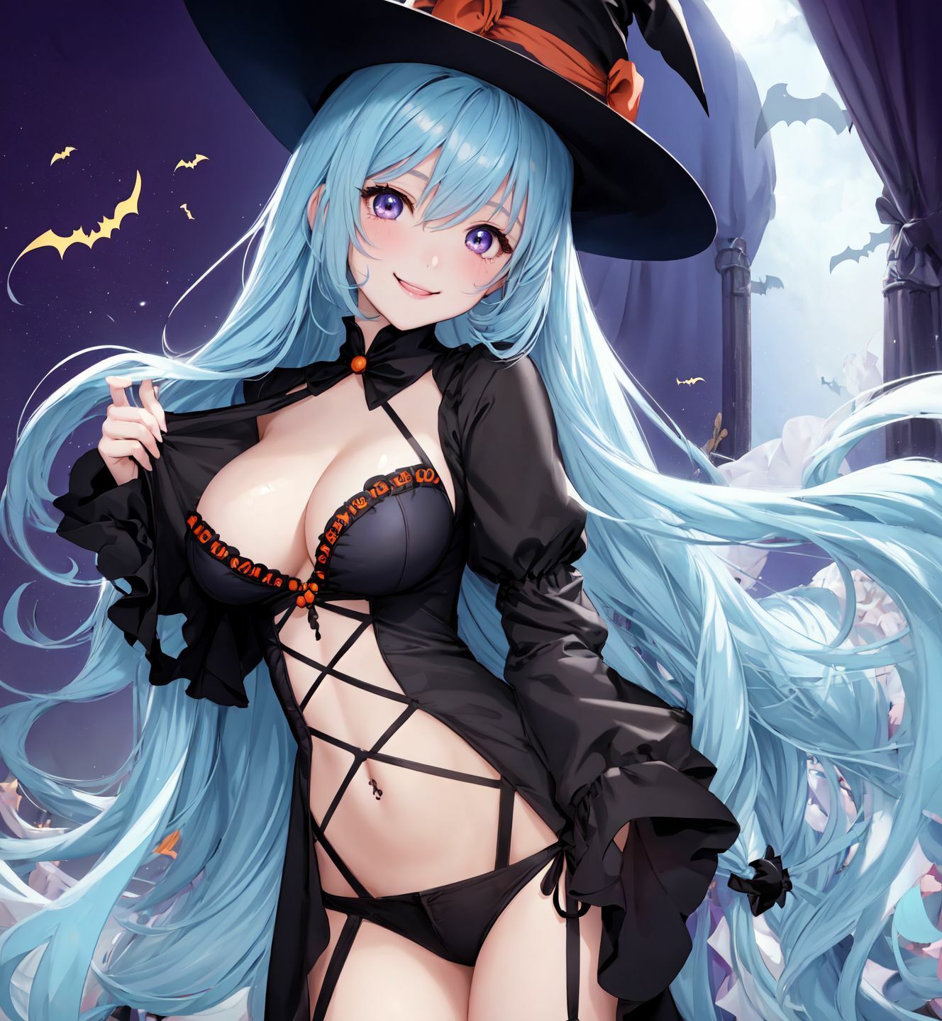 ハロウィーン水髪魔女 画像8