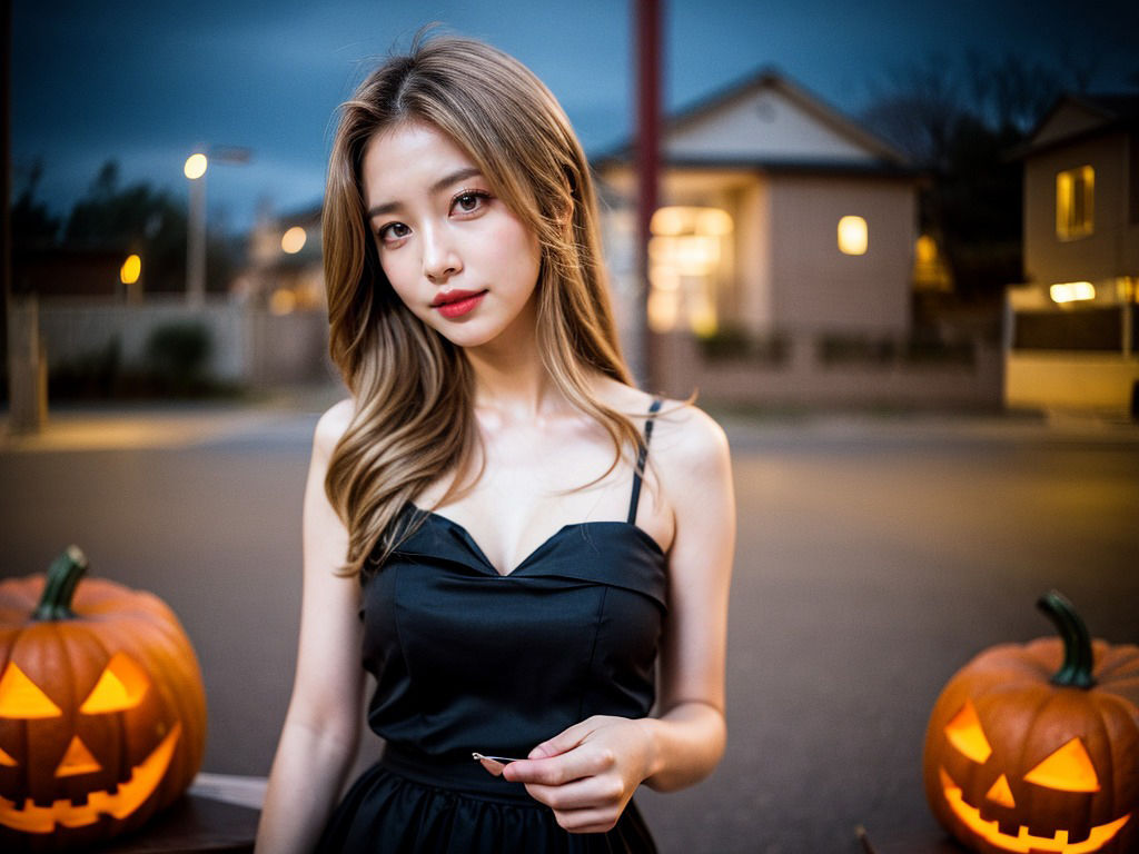 甘い罠に誘うハロウィン美女 画像4