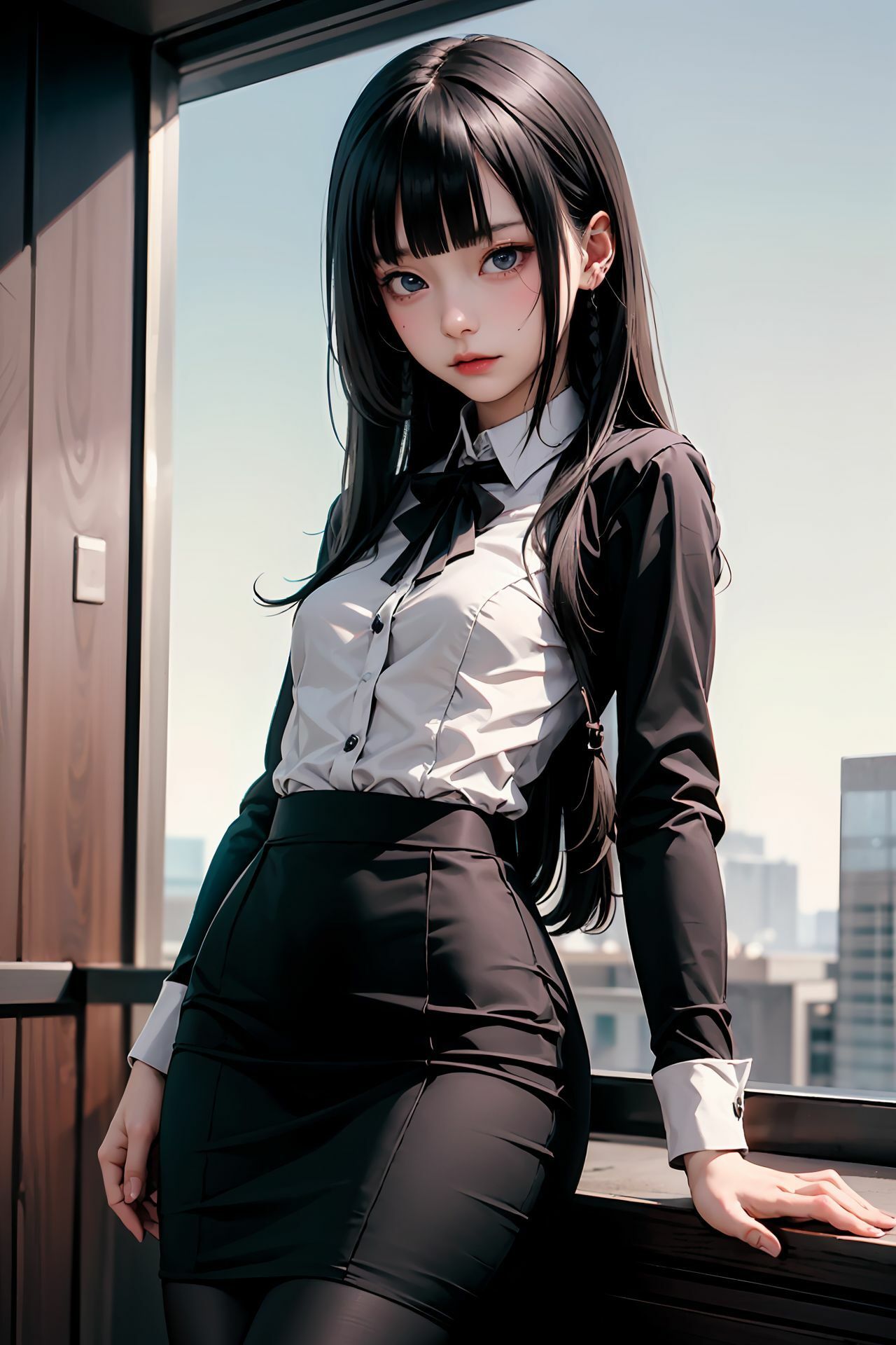 黒髪貧乳少女23