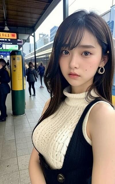 駅前でも見せちゃうの？？ 清楚美女！！ 画像6