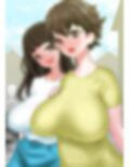 隣の家の母娘を着た探偵に温泉で誘惑されて3P