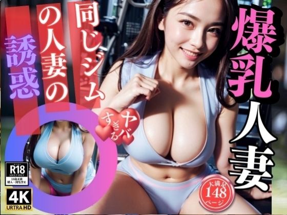 ジムでよく会う爆乳美女人妻からの誘惑に耐えられるか_1