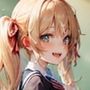『いけない場所でするのが好き』ギャルJK-制服着衣（Stable Diffusion/AI）作成）