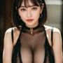 シースルーランジェリー下着 AI美女グラビア写真集