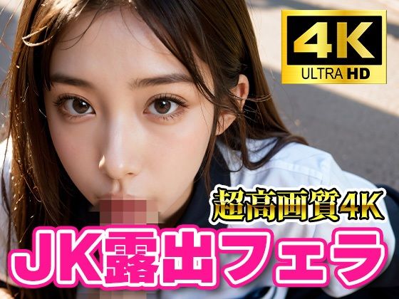 女子校生 露出フェラチオ【4K超高画質】JK_1