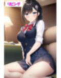 【セックスイラスト集】放課後のJK・黒髪の女子校生に中出し！〈200枚〉・公園（野外）・リビング（家）
