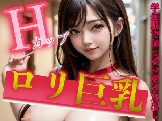 Hカップのロリ童顔巨乳が学校でおっぱい露出！アイドル級S級美女スペシャル_1