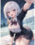 催●美女JKの野外プレイ 画像1