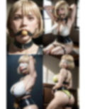 ボンデージ写真館 金髪ショートボブ編