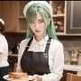 カフェで働く女性（セリフなし AI画像集）