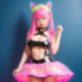 猫耳サイバーゴスの仮想地下アイドル達（セリフなし AI画像集） 画像9