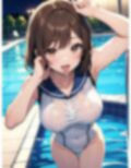 巨乳淫乱エッチな水泳教室 画像1