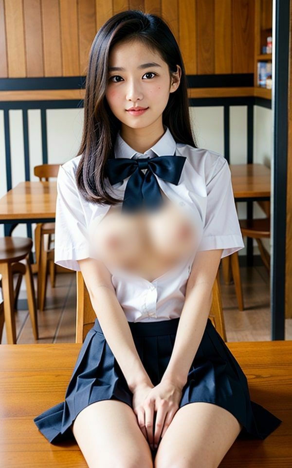 ちちみせ制服女子大特集〜清純美少女の奇跡の美乳〜 画像7