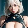 【AIグラビア巨乳美女写真集】Vol.10むちむち未来系の天使さん