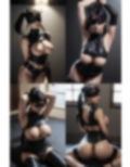 ボンデージ写真館 黒髪ポニテ編