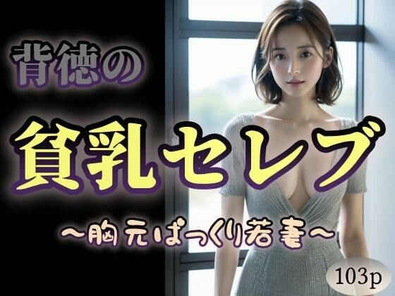 【背徳の】貧乳セレブ〜胸元ぱっくり若妻〜_1