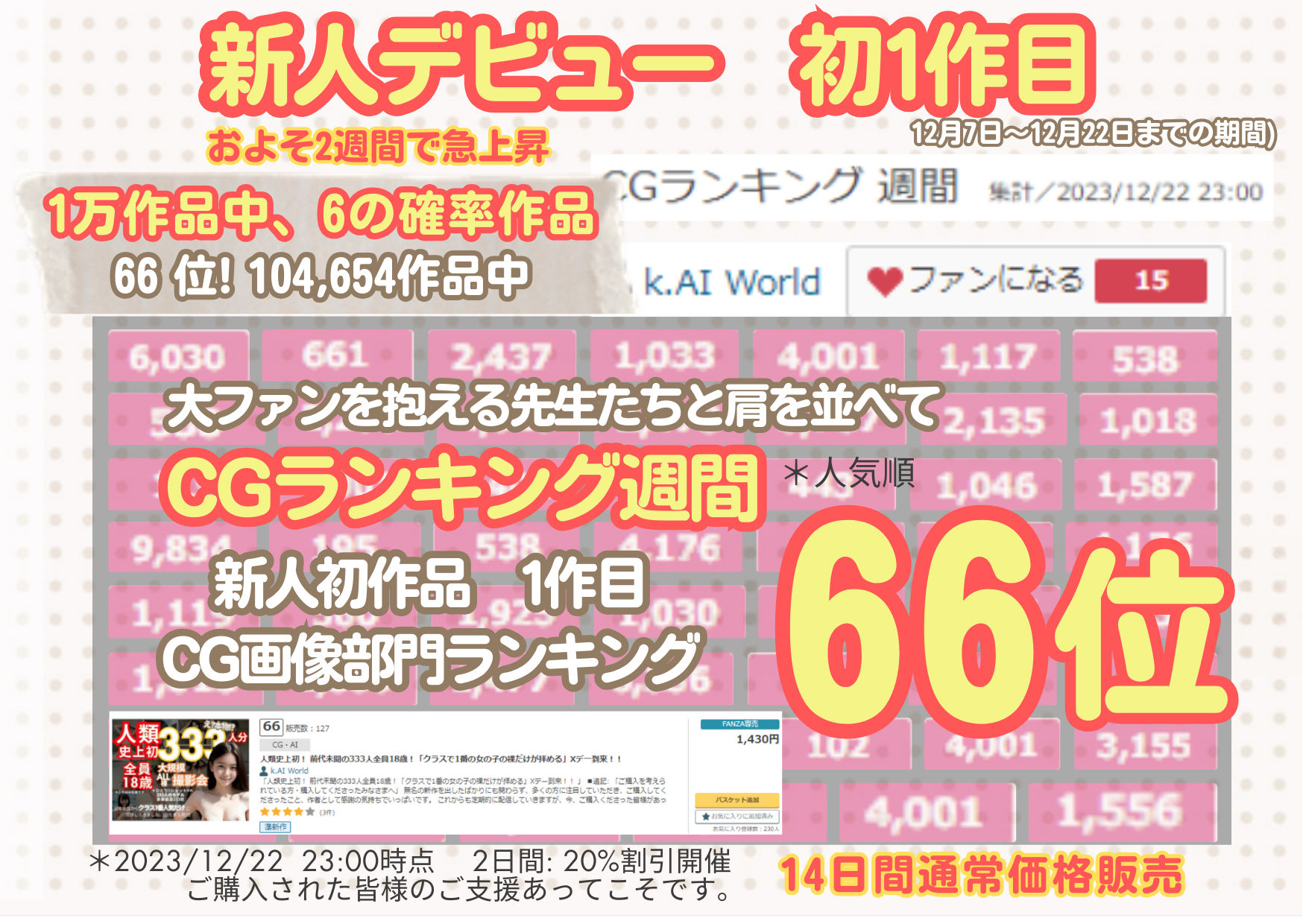 人類史上初！ 前代未聞の333人全員18歳！「クラスで1番の女の子の裸だけが拝める」Xデー到来！！ 画像1