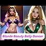 Blonde Beauty Belly Dancer【ブロンド美女ベリーダンサー】