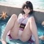 【露出狂】巨乳浴衣美女★パンツ丸出しが日常の世界線