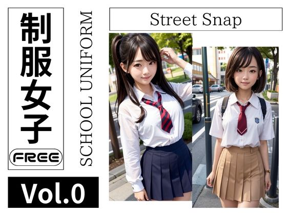 【無料】制服女子のストリートスナップ撮ってきました。Vol.0_1
