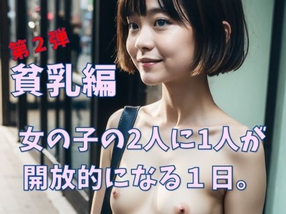 【貧乳編】女の子の2人に1人が開放的になる1日。第2弾