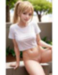 乳首ビンビン着衣ノーブラおっぱいギャル AI生成ヌードグラビアCG集