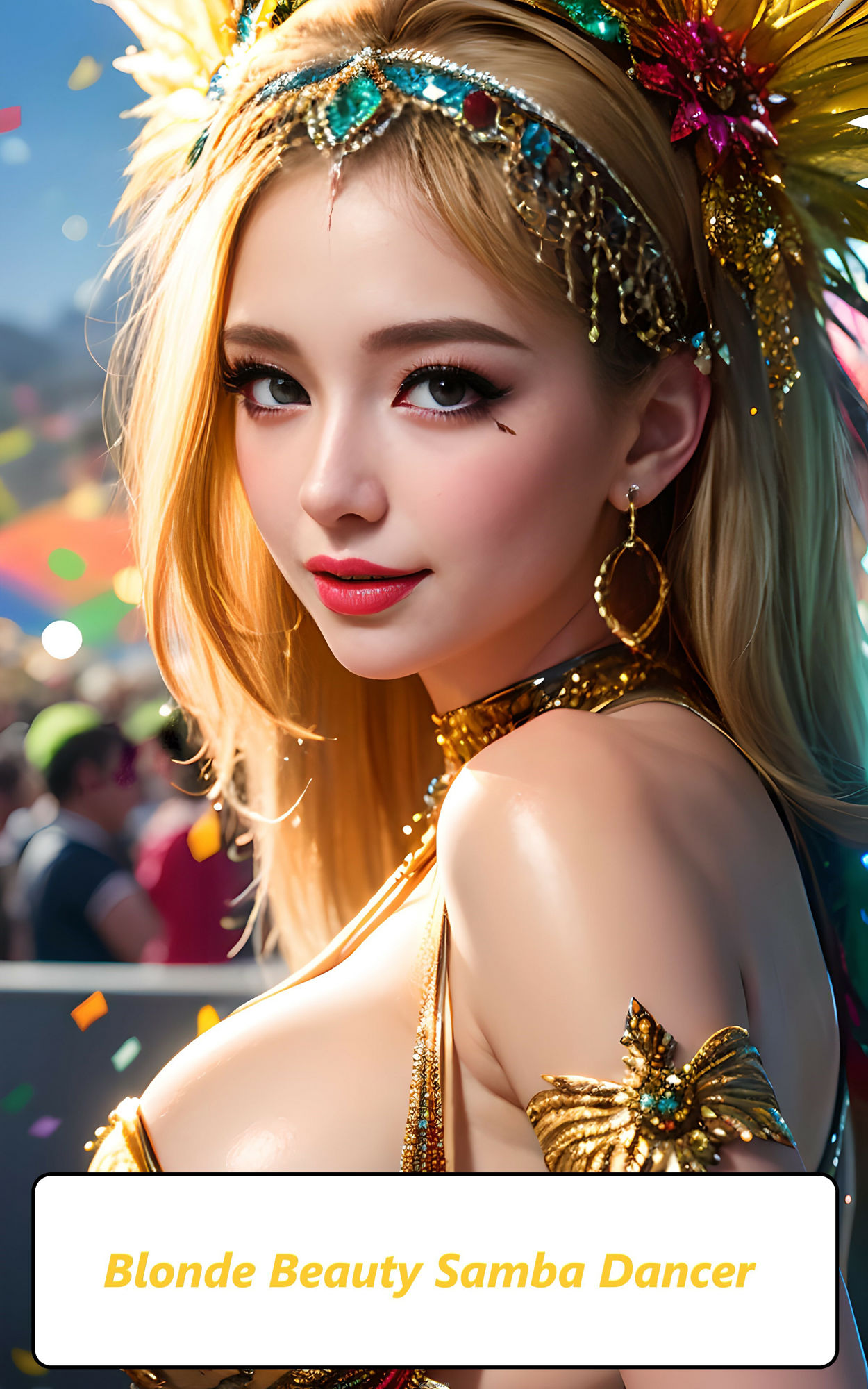 Blonde Beauty Samba Dancer【ブロンド美女サンバダンサー】 画像1