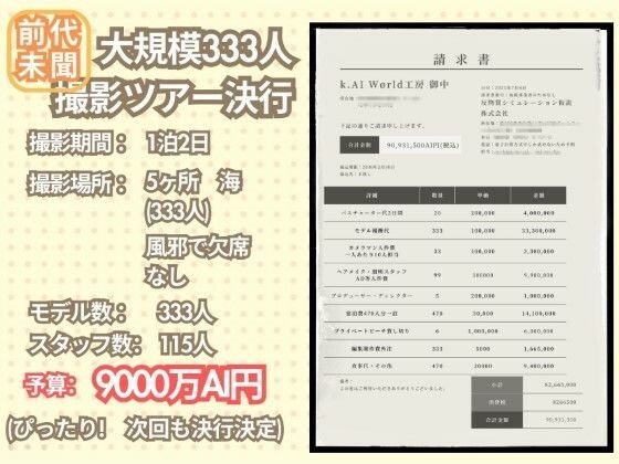 人類史上初！前代未聞の333人全員18歳！第2弾「クラスで1番の女の子の裸だけが拝める」Xデー到来！！(k.AI World) - FANZA同人