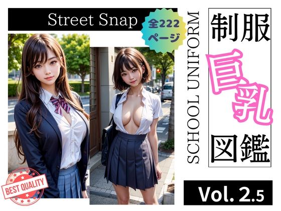 『制服巨乳図鑑』ストリートスナップ第2.5弾！_1