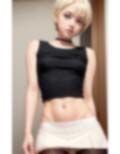 金髪ボーイッシュちゃんの貧乳お披露目会 AI生成ヌードグラビアCG集