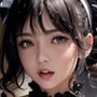 【AIグラビア巨乳美女写真集】Vol.13雨の中のゴスロリ天使さん