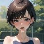 狙われたスクール水着の女子校生