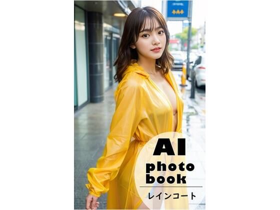 AI photobook レインコート【AI_GravureArt】