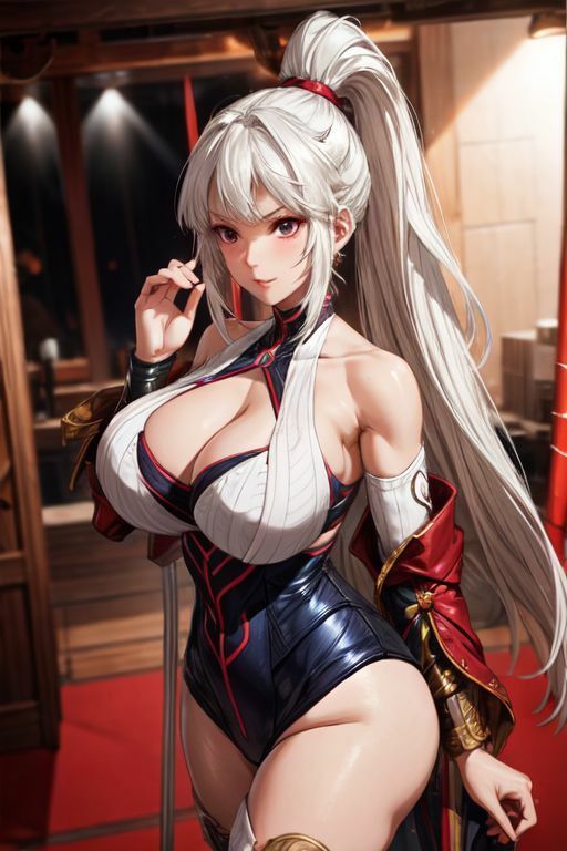 爆乳AI白髪戦士1_5