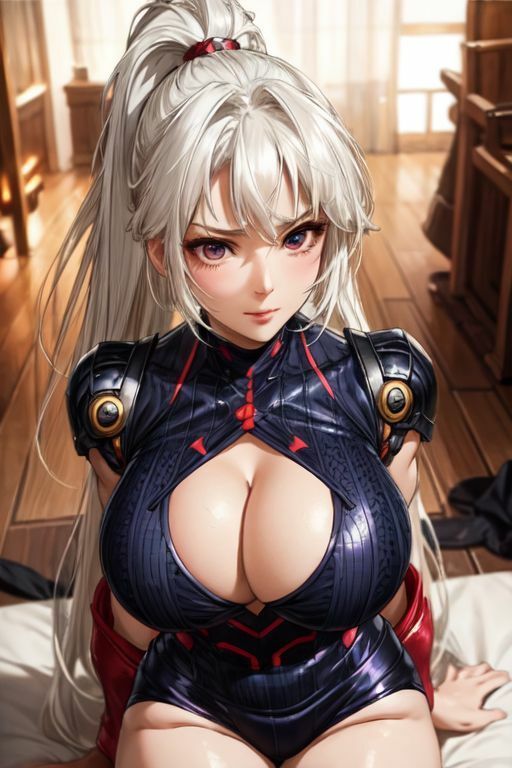 爆乳AI白髪戦士1_8